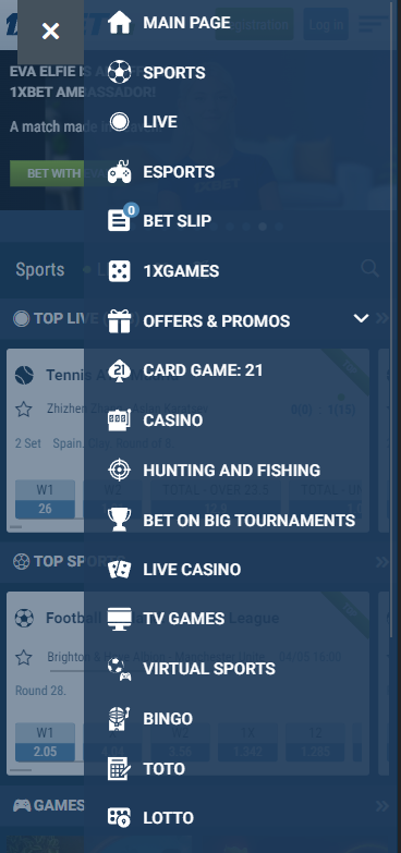 1xbet sports betting