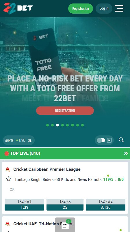 22Bet casino