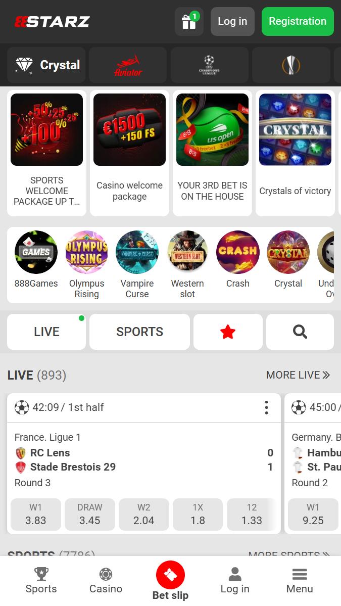 888Starz live betting