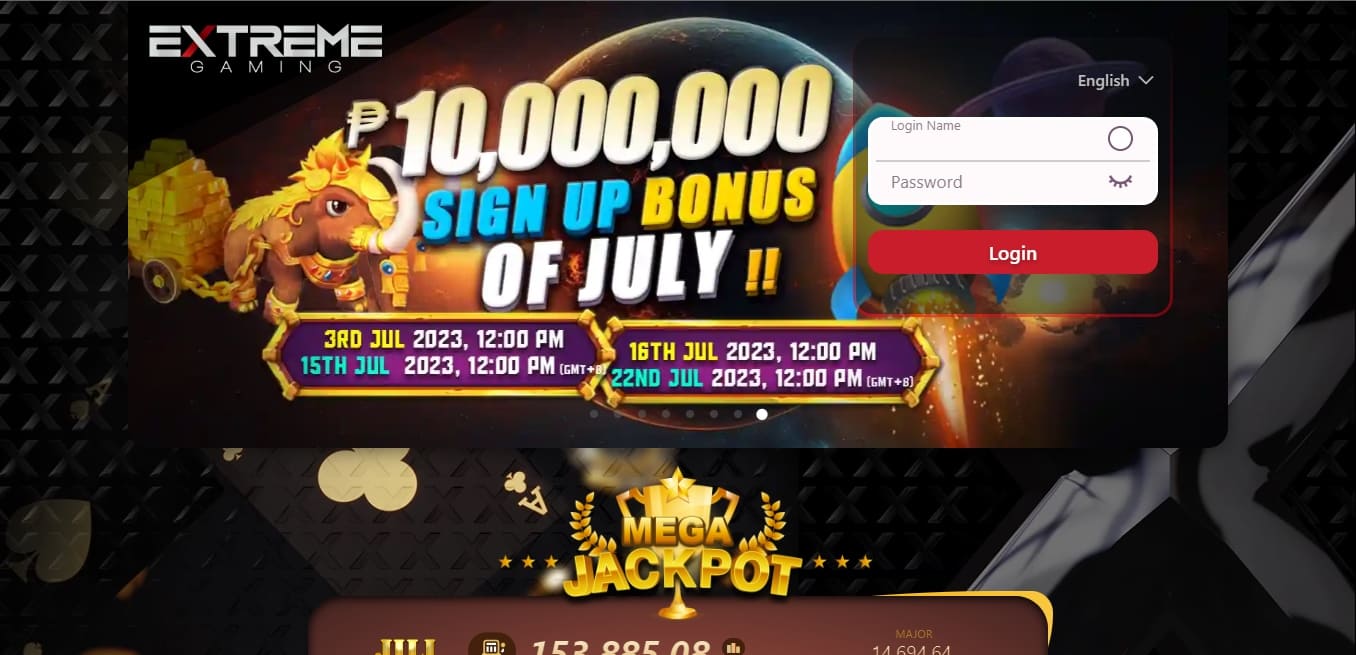 Extremegaming88 sign up bonus