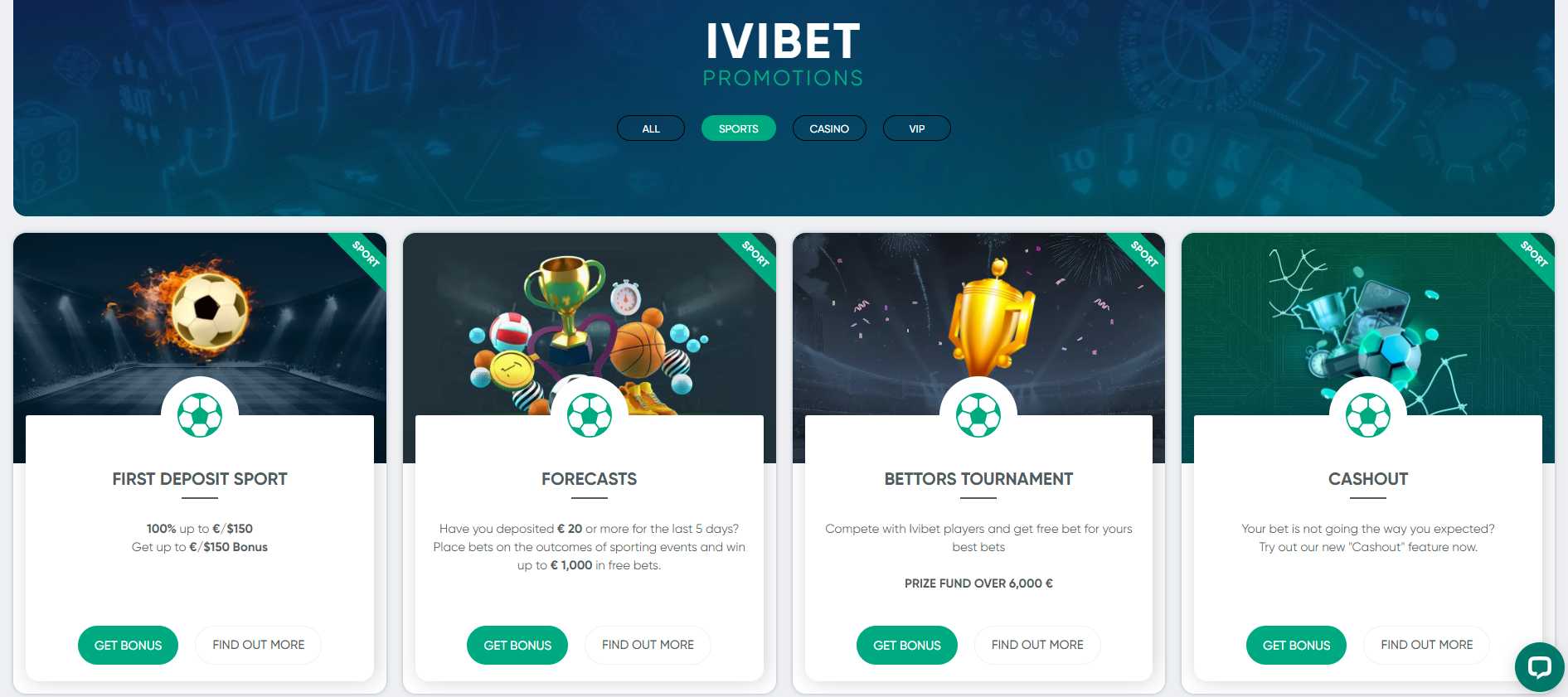 Ivibet sport bonuses