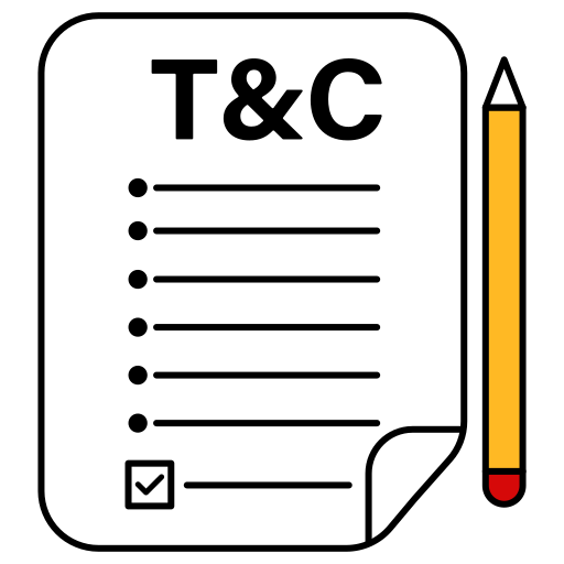 Simple terms and conditions.