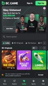 Online casino games with cryptocurrencies at BC Game
