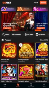 GGBet casino with fast payouts in the Philippines