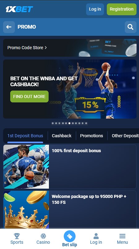 1xBet bonus 2